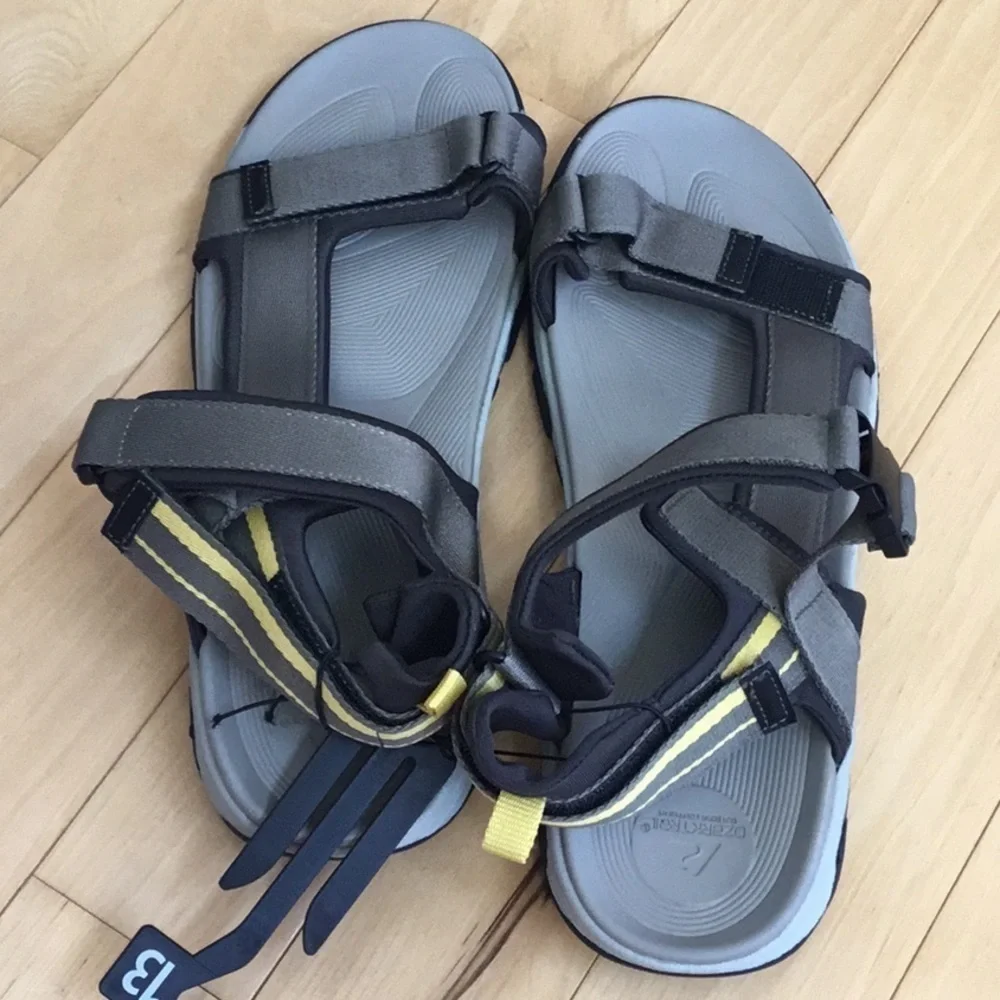 OZARK trail Outdoor Trek adjustable Ankle Strap Sandals. Men’s size 13